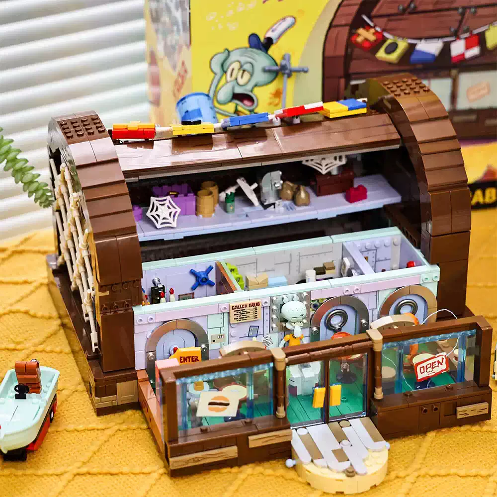 Kids Xbox Toys - Spongebob Krusty Krab Area-X Bausteine Set