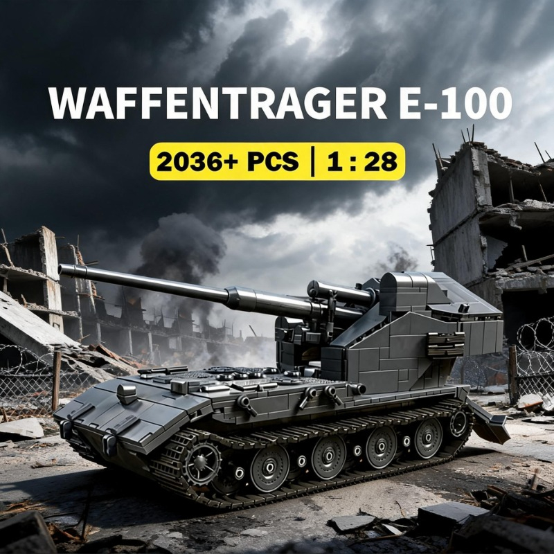 Kids Xbox Toys - WW2 Militär Waffenträger auf E 100
