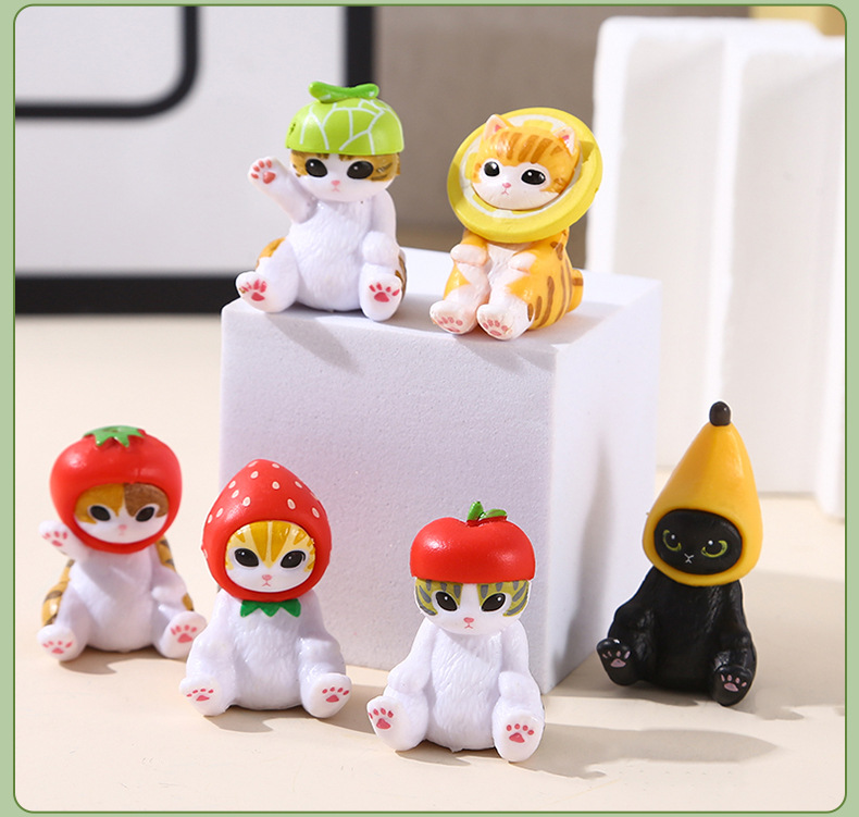 Kids Toys Animal - Anime Mofusand Figuren: Kawaii Katzen Blindbox-Spielzeug,