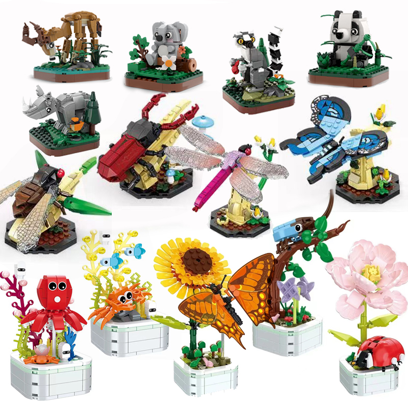 Kid Toys And More - 1 stücke niedlichen Waldtier Bausteine mehr