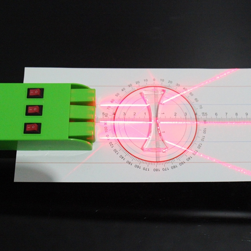 Volcano Experiment Kit - Physik-optische Experimentierausrüstung, Dreiwege-Parallellaser, Lichtquellenset für optische