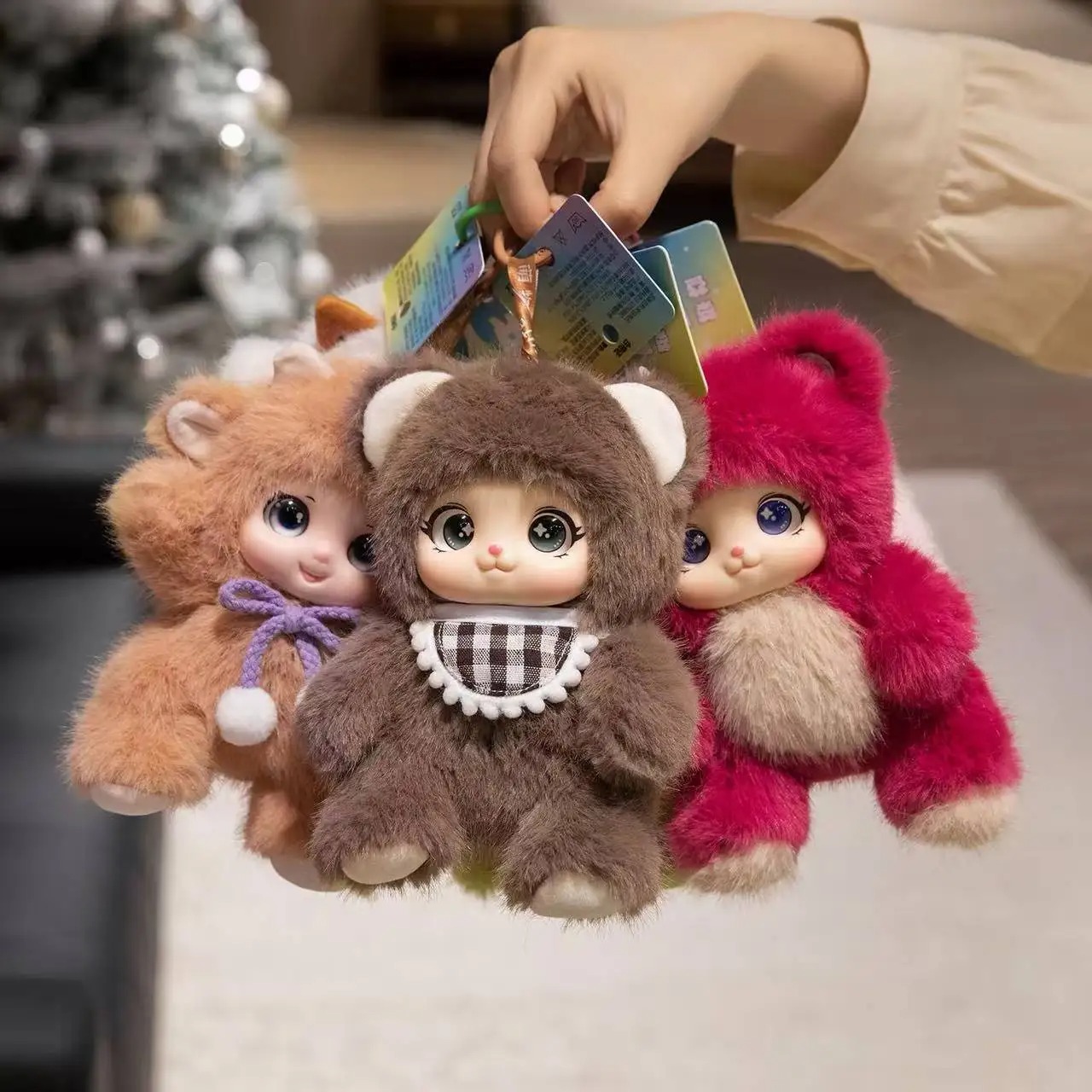 Kids Toys Animal - 18 cm/Kawaii süße Tiere Vinyl Gesicht