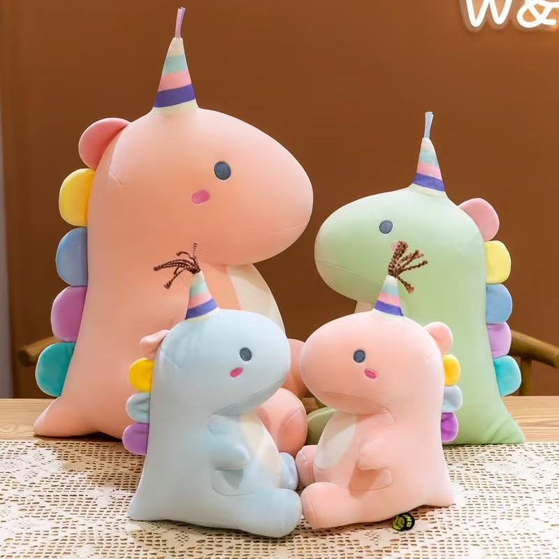Unicorn Stuffed Toy - Candy Dinosaurier Plüschtier, süße Einhorn-Puppe, weiches