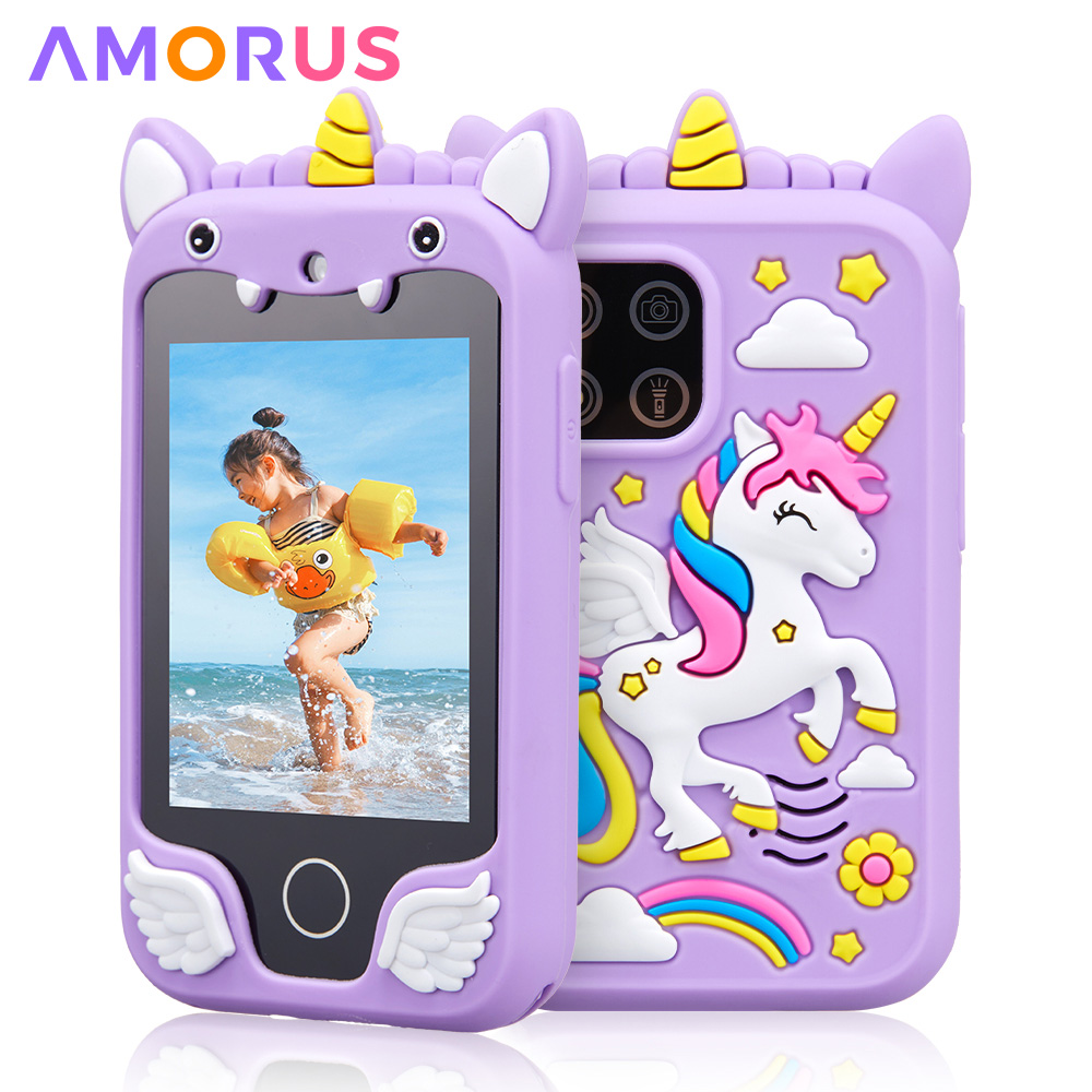 Kids Toys Smartphone - Kinder Muscial Smartphone Spielzeug Cartoon Einhorn