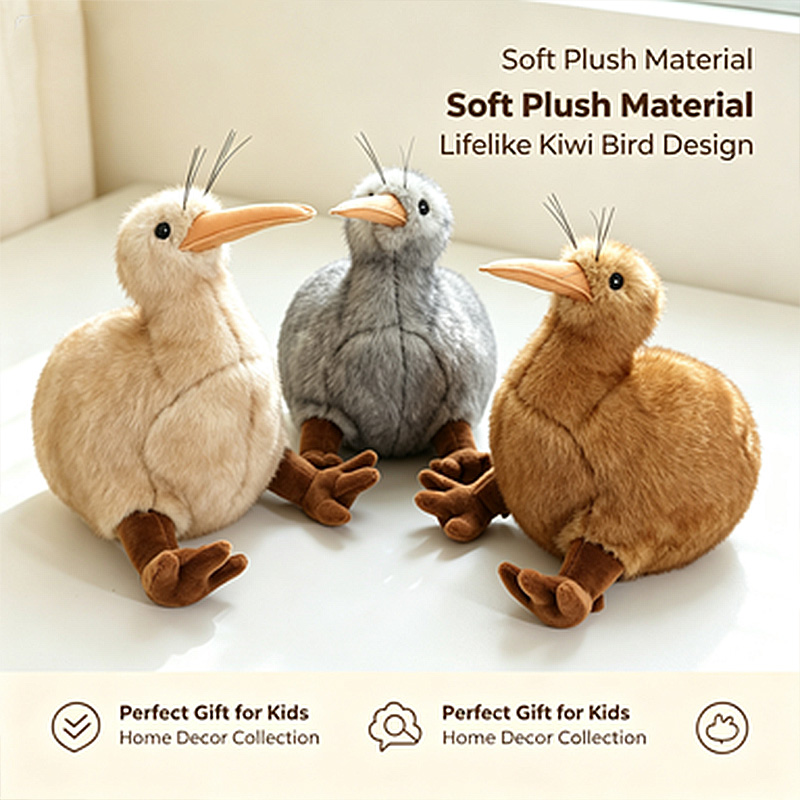 Realistisches Kiwi-Vogel-Plüsc – Kids Toys New Zealand Bewertung und Preis