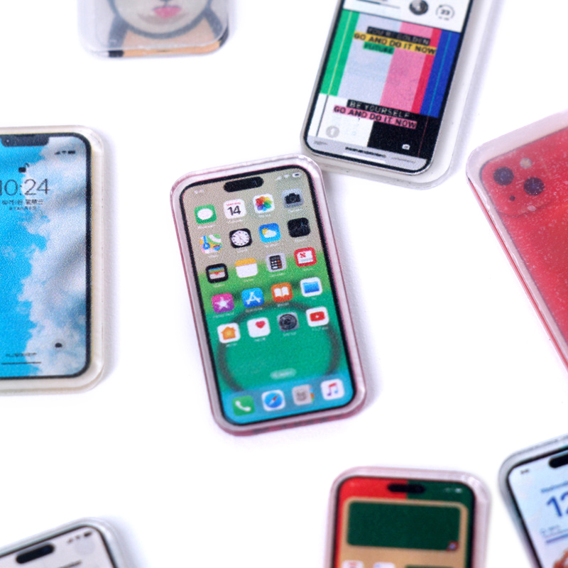Zufällige 5 Stück 1:12 Puppenh – Kids Toys Smartphone Bewertung und Preis
