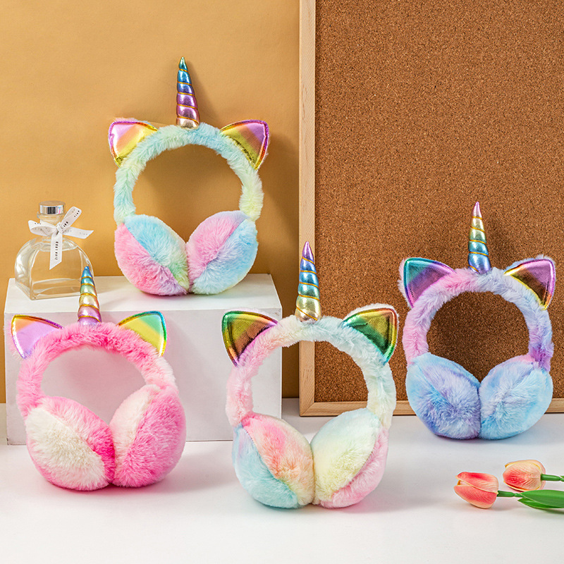 Bunte Einhorn-Ohrenschützer au – Unicorn Stuffed Toy Bewertung und Preis