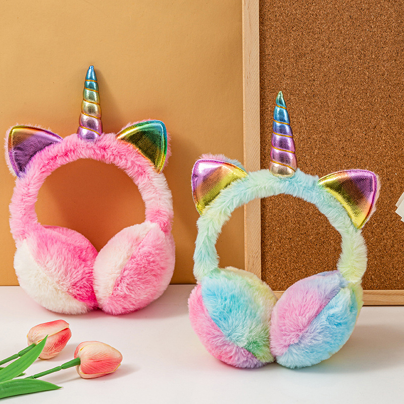 Bunte Einhorn-Ohrenschützer au – Unicorn Stuffed Toy Bewertung und Preis