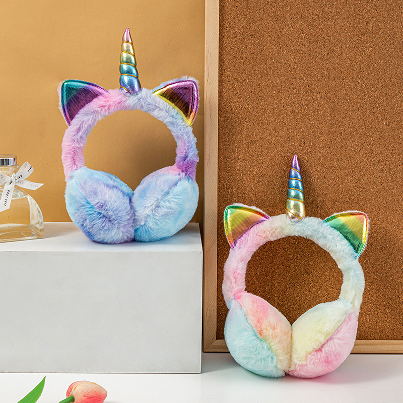 Bunte Einhorn-Ohrenschützer au – Unicorn Stuffed Toy Bewertung und Preis
