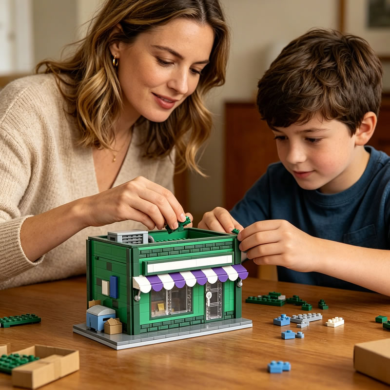 Bausteine MOC Modularer Mini-S – Kids Toys In Store Bewertung und Preis